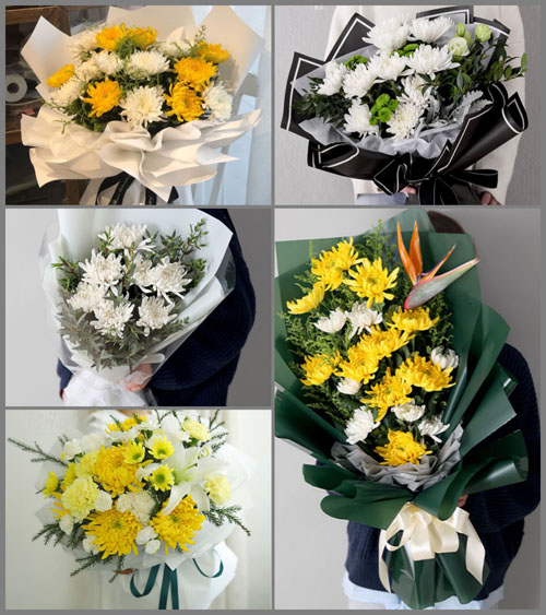 浙江省台州玉环县芦浦镇白事花束代送